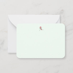 Cute Candy Cane Notecards
