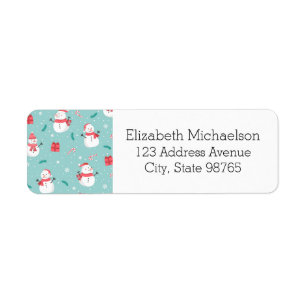 Cute Candy Canes and Snowmen