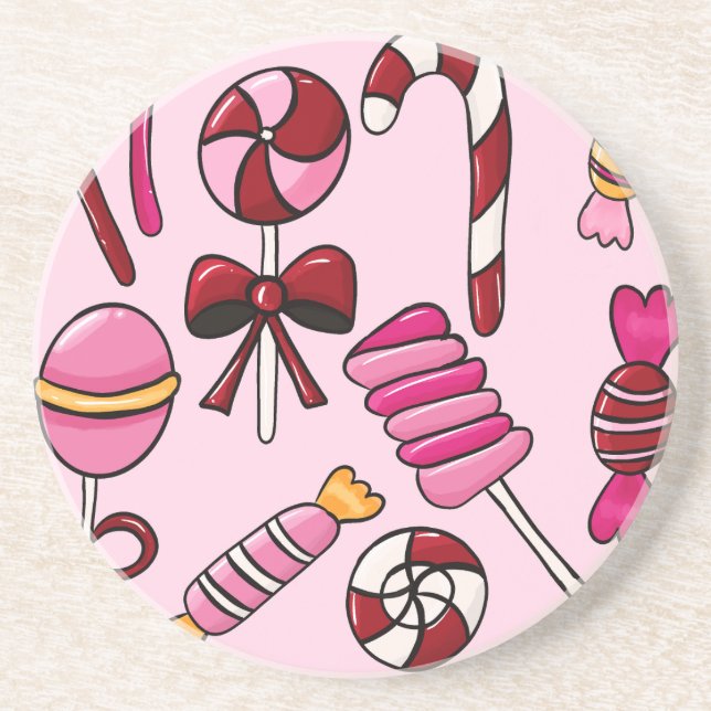 Cute  Candy   Coaster (Front)