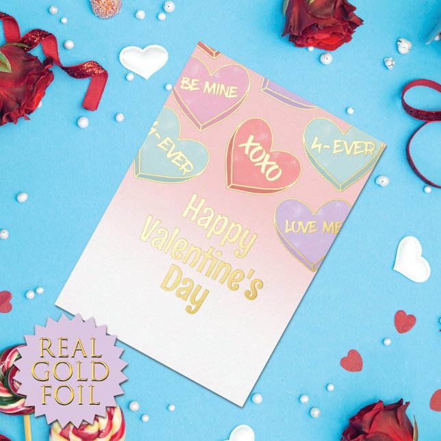 Cute Candy Hearts Valentine's Day Gold (Creator Uploaded)