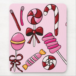 Cute  Candy   Mouse Pad