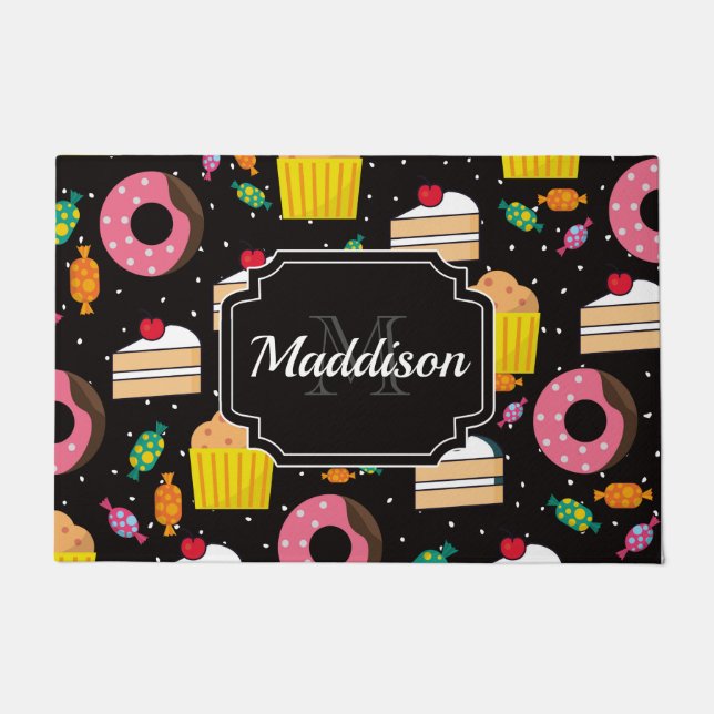 Cute Candy Pattern Doormat (Front)