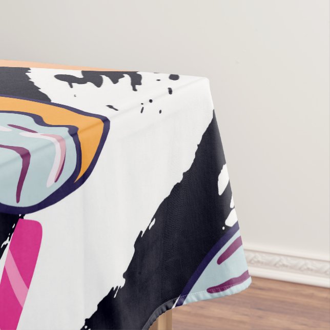 Cute Candy Pattern Tablecloth (In Situ)