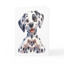 Cute Canine Love Card