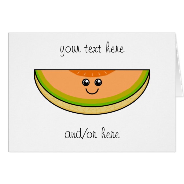 Cute Cantaloupe (Front Horizontal)