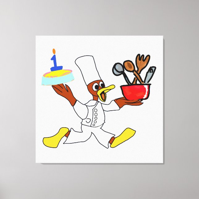 Cute Canvas Print (Front)