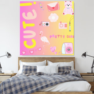cute canvas print
