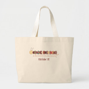 Cute Canvas Tote - Kickin' It - Erin Brie Art