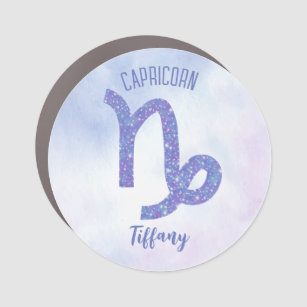 Cute Capricorn Astrology Sign Personalised Purple