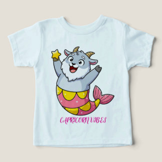 Cute Capricorn Goat Mermaid Zodiac Character
