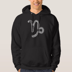 Cute Capricorn Sign Zodiac Female Hoodie