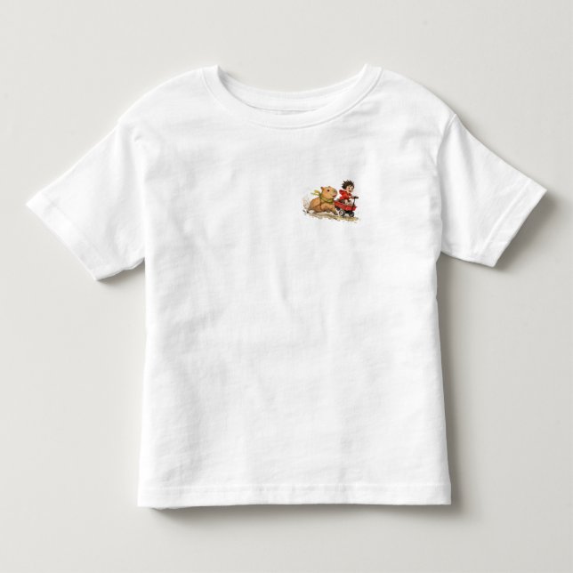 Cute Capybara Adventure Kids Shirt (Front)