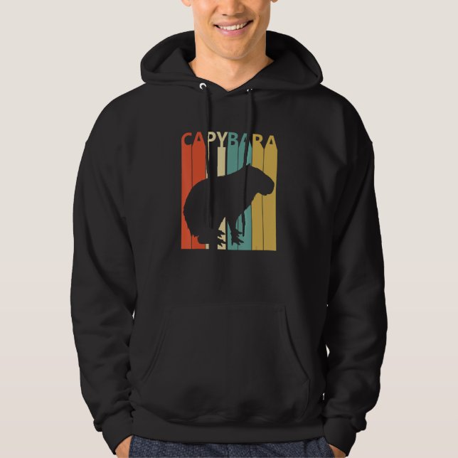 Cute Capybara Animal Hoodie (Front)
