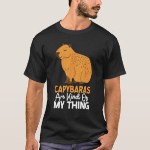 Cute Capybara Aquatic Animal Rodent Capy Pet 4 T-Shirt