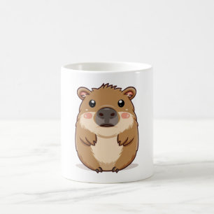 cute capybara coffee mug