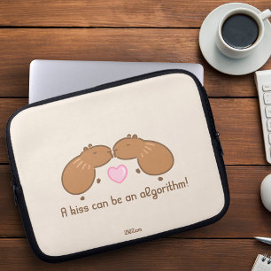 Cute Capybara Couple Personalised Laptop Sleeve