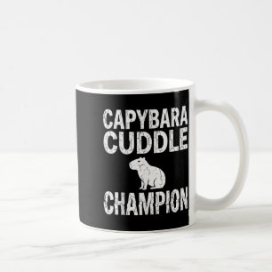 Cute Capybara Cuddle Champion Adorable Animal Coffee Mug