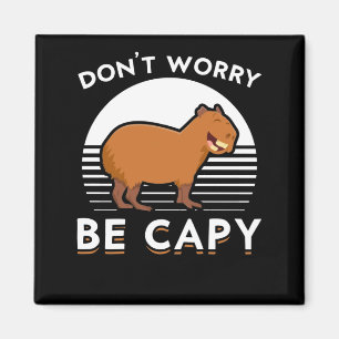 Cute Capybara Funny Zoo Animal Magnet