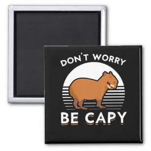 Cute Capybara Funny Zoo Animal Magnet