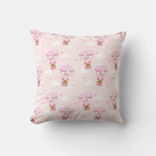 Cute Capybara Hot Air Balloon Cushion