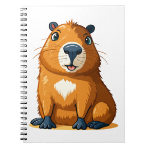 Cute capybara notebook