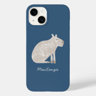 Cute Capybara Personalised Case-Mate iPhone 14 Case