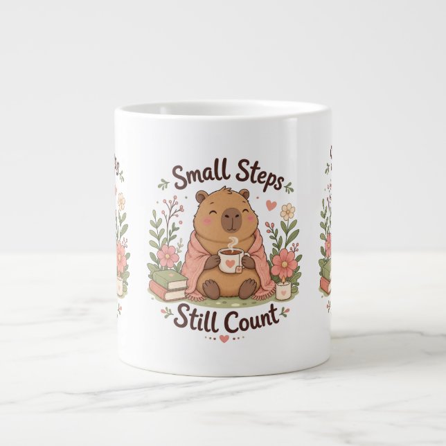 Cute Capybara Positive Quote Mug  (Front)