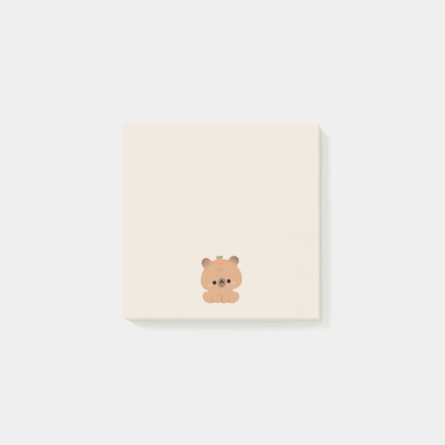 Cute Capybara Post-it Notes (Front)