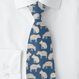 Cute Capybara Tie