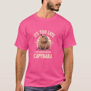 Cute Capybara Transformation - Humourous Meme Insp T-Shirt