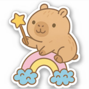 Cute Capybara Vinyl Stickers