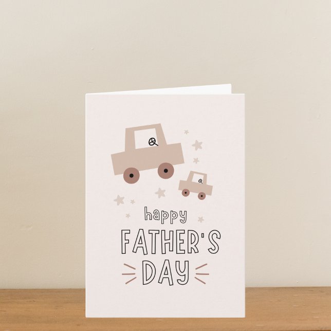 Cute Car Father's Day Card (Creator Uploaded)