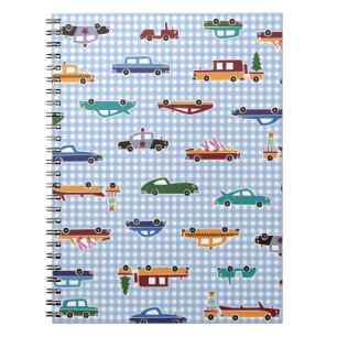 Cute Car Sketch: Simple Seamless Notebook