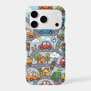 Cute Car Truck Pattern iPhone 17 Case