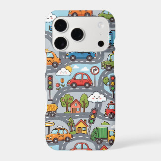 Cute Car Truck Pattern iPhone 17 Case
