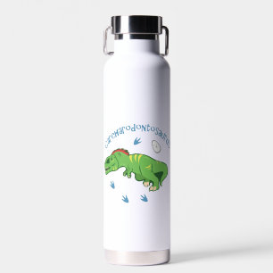 Cute Carcharodontosaurus Water Bottle