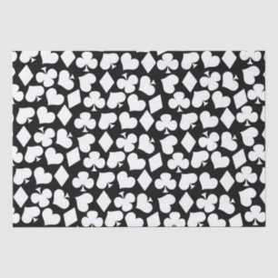 Cute card suit pattern casino party gambling tissue paper