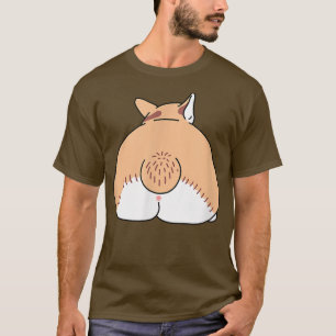 Cute Cardigan Pembroke Welsh Corgi Butt Dog Puppy  T-Shirt
