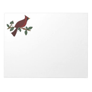 Cute Cardinal Notepad