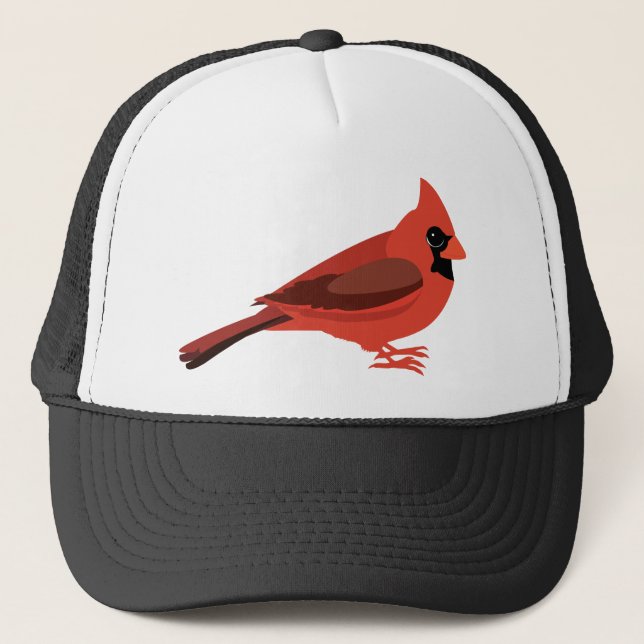 cute cardinal trucker hat (Front)
