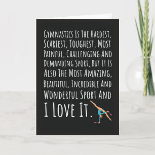 Cute Cards For Gymnastics Lover Acrobatics Gymnast