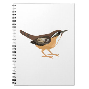 Cute Carolina Wren Notebook