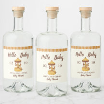 Cute carousel gender neutral baby shower