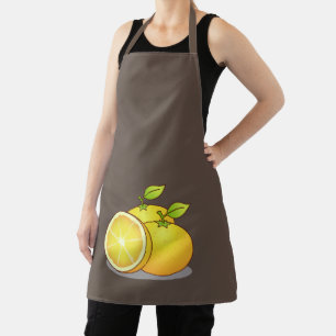 Cute carrots watercolor art apron