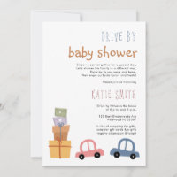 Cute Cars and Gifts Drive by Baby Shower