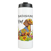 Cute Cartoon AI Dachshund Mum