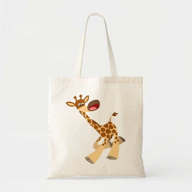 Cute Cartoon Ambling Giraffe Bag (Front)