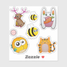 Cute Cartoon Animal Buddies