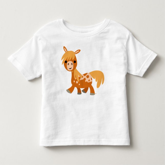 Cute Cartoon Appaloosa Pony children T-shirt (Front)