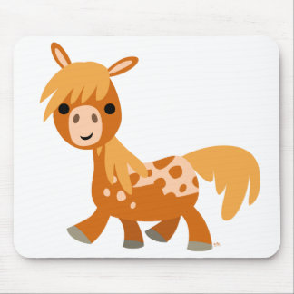 Cute Cartoon Appaloosa Pony mousepad